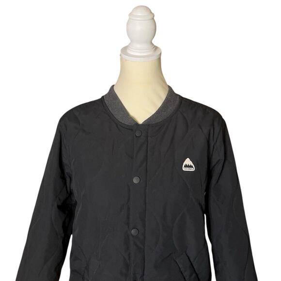 Burton Snowboarding Ski Kiley Insulator True Black Quilted Jacket Womens US L - Picture 4 of 16